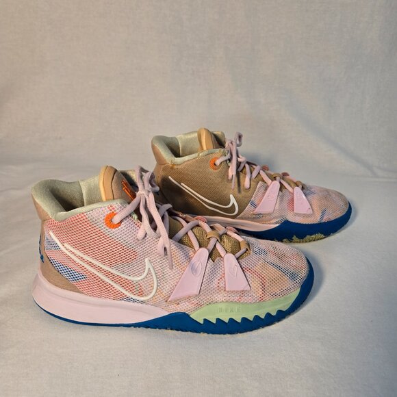 Nike Other - NIKE Kyrie 7 Exclusive "1 World 1 People" Regal Pink Sneakers Size 6.5Y 8W 6.5M